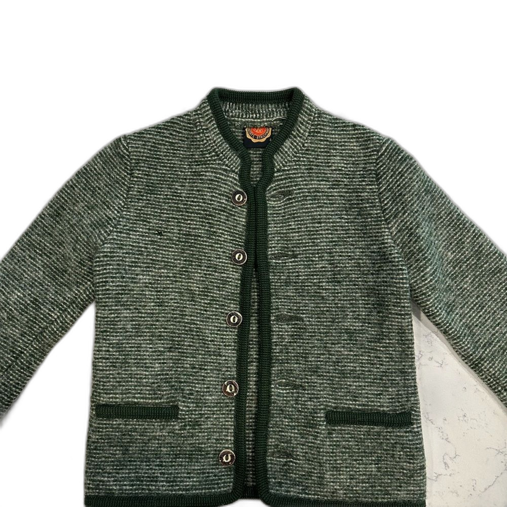 Giesswein vintage boiled wool Button-Up Cardigan